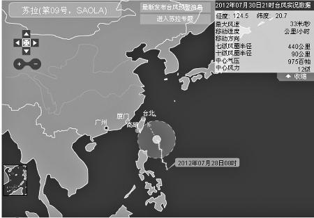 来了 第9号台风“苏拉”指向华东沿海