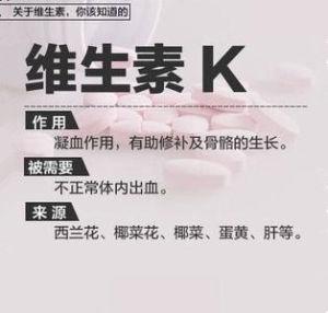 维生素k_维生素k缺乏的表现