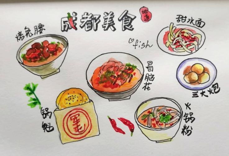 成都美食图片_成都美食图片画画