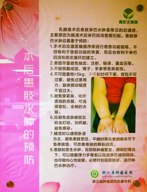 如何预防乳癌_如何预防乳癌患者术后患肢水肿