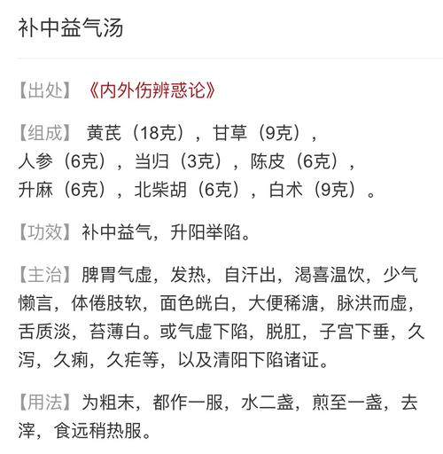 补中益气汤的组成_补中益气汤的组成成分