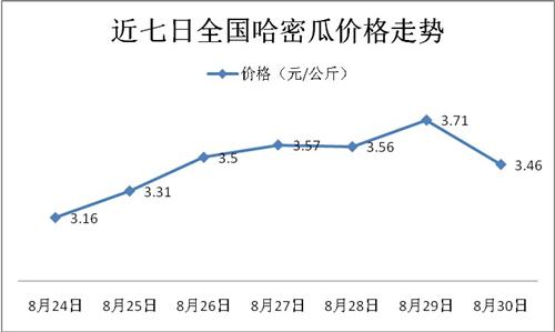 哈密瓜价格_哈密瓜价格表今日价格