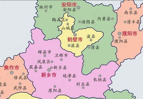 鹤壁是哪个省的城市_鹤壁是哪个省的城市地图