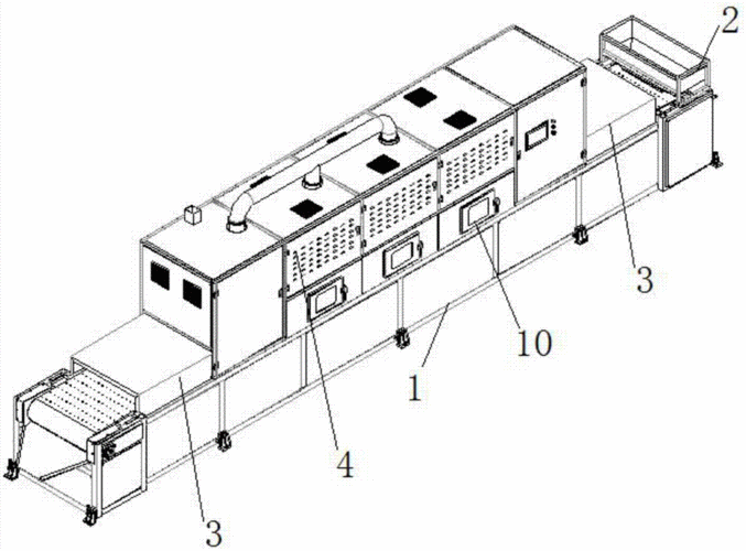 隧道式微波干燥机_隧道式微波干燥机结构
