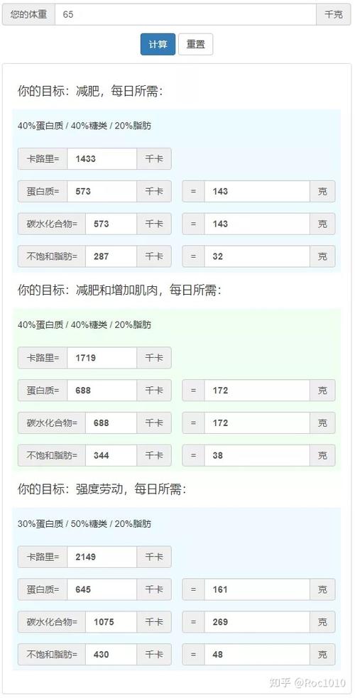 热量计算器_每日摄入热量计算器