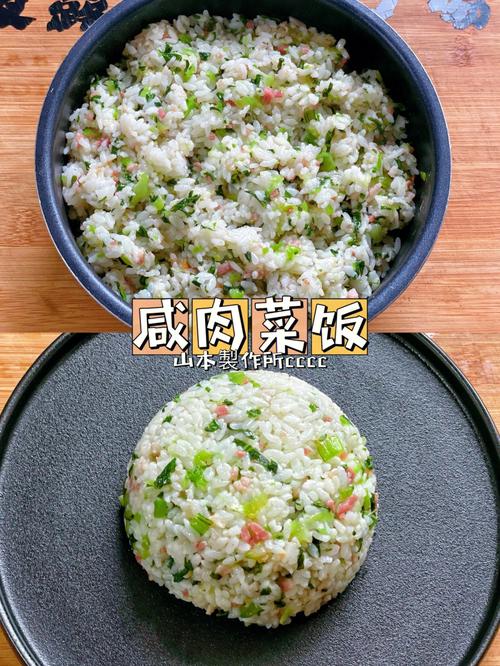 咸肉菜饭的做法_咸肉菜饭的做法电饭煲 放多少水