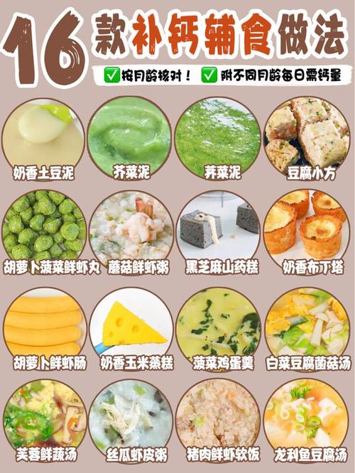 宝宝补钙食谱_宝宝补钙食谱大全图片