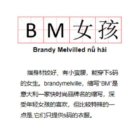 bm女孩是什么意思_bm是什么意思网络语