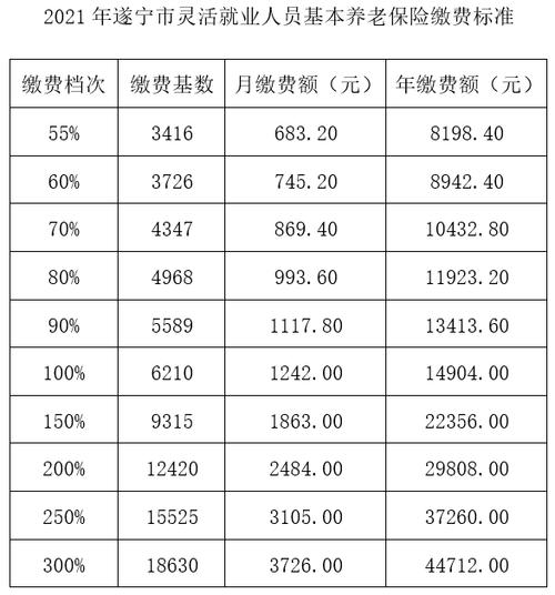 新四川_2024年社保缴费价格表最新四川