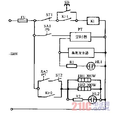 消毒柜原理_消毒柜原理图 电路原理图